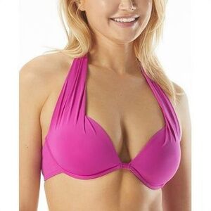 Coco Reef Women's Cameo Underwire Halter Bikini Top Pink